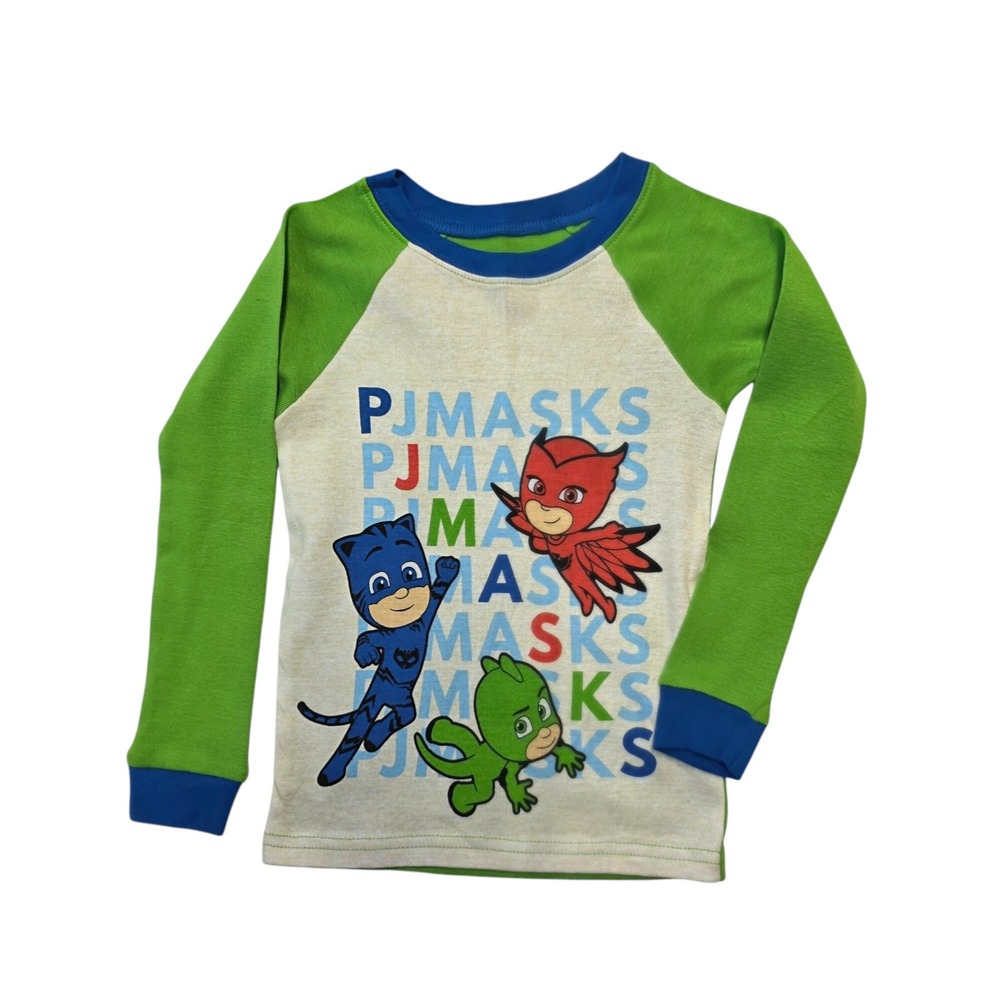 PJ Masks Long Sleeve Shirt Size 5T‎ Green Blue Kids